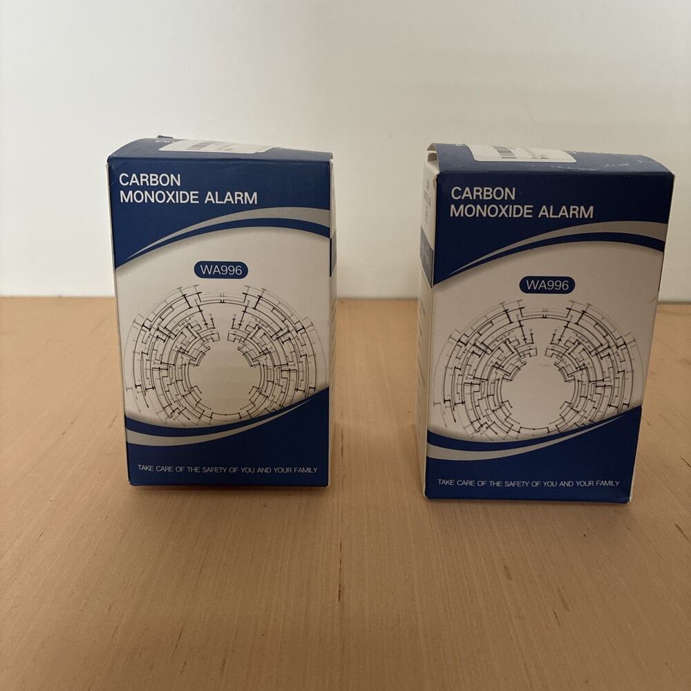 Carbon Monoxide Plug In Detector Home Safety Monitoring WA996 Portable Lot Of 2